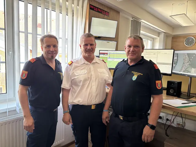 Dominik Stummer, Manfred Babinger und Gerhard Albrecht