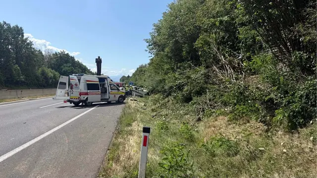 Der Verletzte wurde ins Krankenhaus geflogen.  | Foto: Feuerwehr St.Andrä im Lavanttal