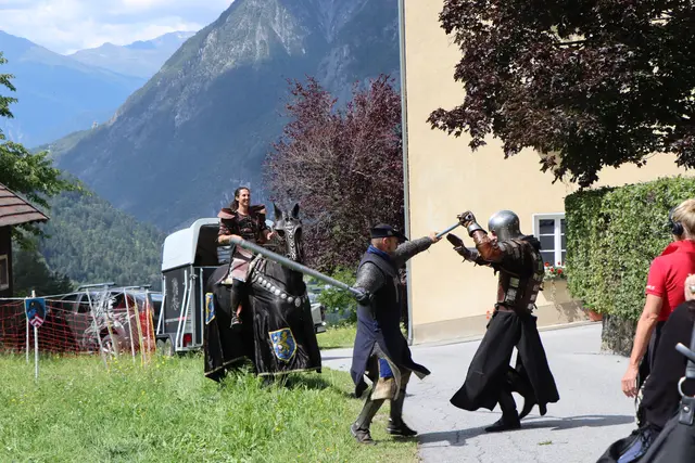 Die Ritter bei ihrem Kampf. | Foto: Thomas Seelos