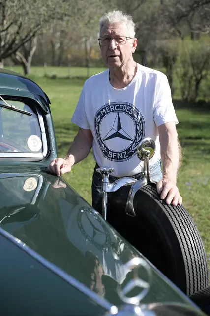 Leonhard Hausberger bei seinem "Star" auf vier Rädern. | Foto: Santrucek