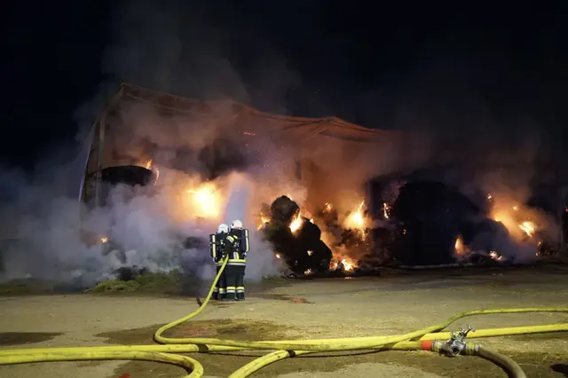 Die Feuerwehr war im Dauereinsatz und konnte den Brand bekämpfen.  | Foto: FF Dürnkrut