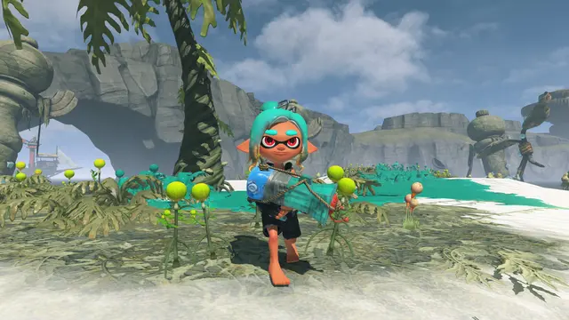 Und Action: Der Action-Shooter Splatoon Raiders lädt seit heute zur ergiebigen Beutejagd ein.  | Foto: Nintendo