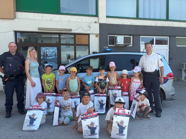 Die angehenden Schulkinder erlebten einen spannenden Tag bei der Polizei in St. Veit. | Foto: Bimbulli GmbH