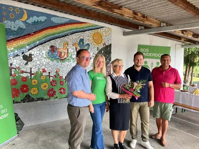 Marek Zeliska, Alina Schneeberger, Olha Ilnytska, Adrian Kubat, Eduard Posch | Foto: soskinderdorf
