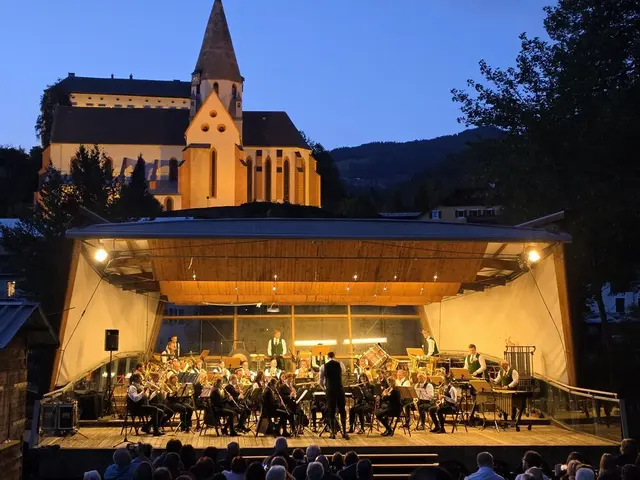 Schöne Kulisse beim Parkkonzert des Musikvereines Stadtkapelle Murau am Mittwochabend. | Foto: Anita Galler