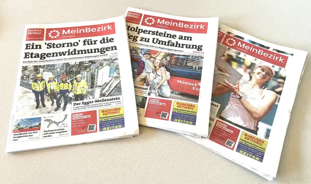 Wichtiger Bestandteil der österreichischen Medienlandschaft: regional verankerte BezirksBlätter/MeinBezirk. | Foto: Klaus Kogler