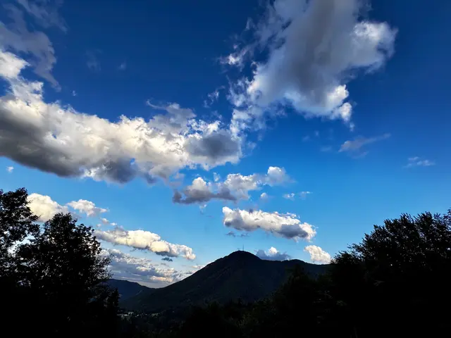 In der Pause ein wunderschöner Ausblick mit „WOLKEN KINO“
