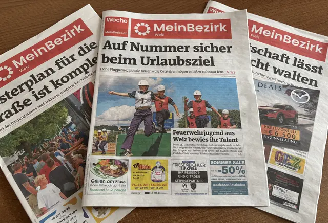 Aus der Region und für die Region berichten regionale Medien wie MeinBezirk. | Foto: MeinBezirk/Markus Kopcsandi