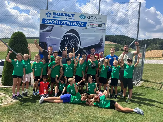 Die Höhnharter Kids beim Sportcamp. | Foto: ASVÖ SC Höhnhart