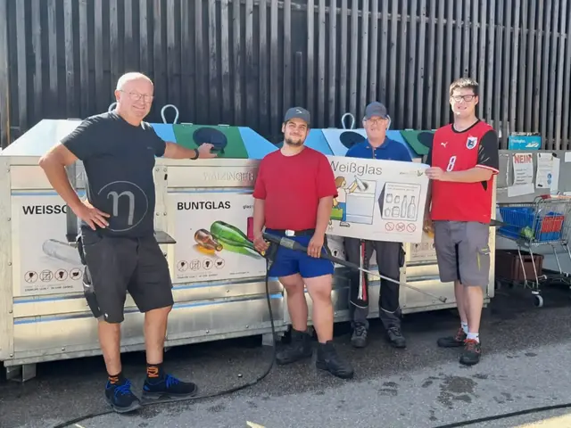 Werkstättenleiter Johannes Pointner und sein Team. | Foto: BAV