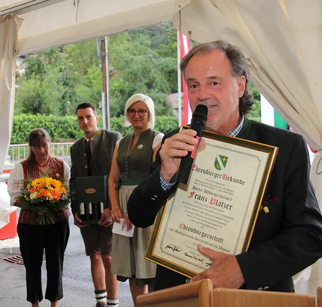 28 Jahre wirkte Franz Platzer als Bürgermeister für die Marktgemeinde. | Foto: Gemeinde