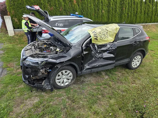 Der losgelöste Reifen krachte in ein Auto auf der Gegenfahrbahn.