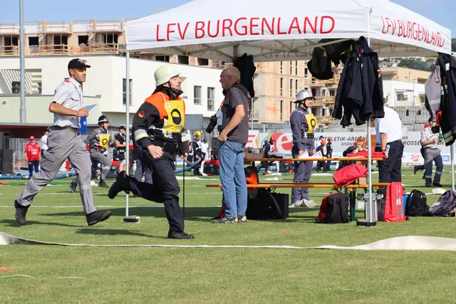 Die 18. Feuerwehr-Weltmeisterschaft findet noch bis zum 26. Juli in Eisenstadt statt.  | Foto: MeinBezirk / Sandra Koeune