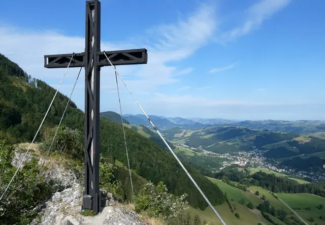 Beim Kreuz auf der Haselsteinwand