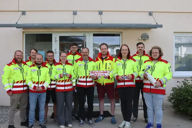 Die First Responder von Kindberg. Sie sind in den Gemeinden Langenwang bis St. Marein und Turnau im Einsatz.