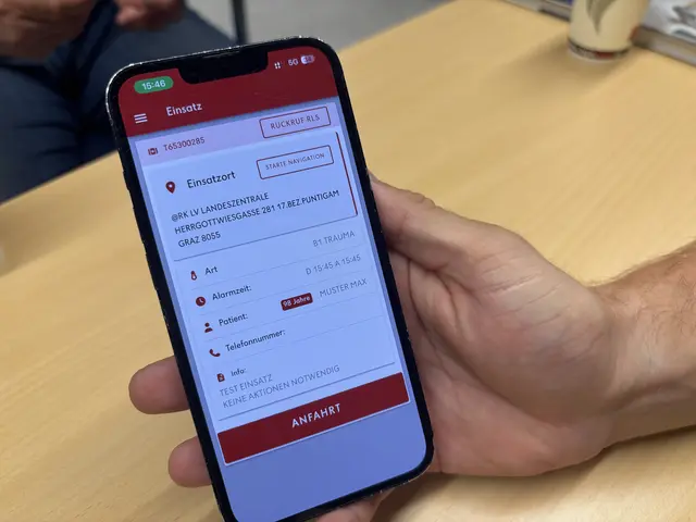 Die First Responder werden mittels Handy-App alarmiert. | Foto: MeinBezirk/Angelina Koidl