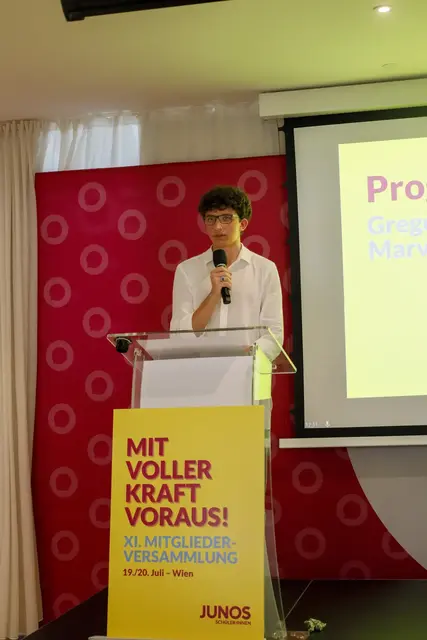 Gregor Czepl aus Micheldorf. | Foto: JUNOS Schüler:innen
