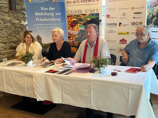 Pressekonferenz: Claudia Priber, Elke Mischling, Horst Horvath, Wolfgang Horwath | Foto: eu-art-network