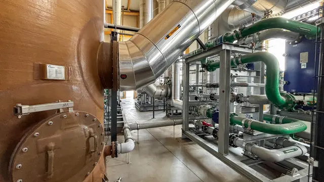 Die Carbon-Capture-Anlage ist eine von drei europaweit. | Foto: Andreas Pölzl/MeinBezirk
