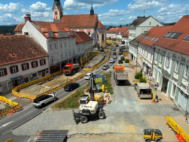 Das Infrastrukturprojekt schlechthin: der Gleisdorfer Ring mit dem finalen Puzzleteil, dem Bereich am und rund um den Florianiplatz.  | Foto: Bastian Herbst 