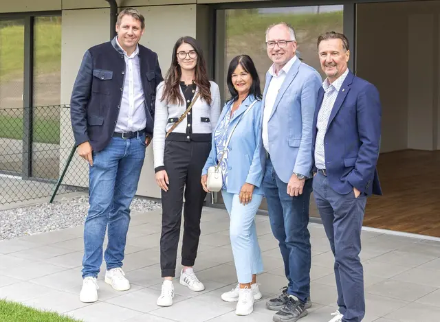 Atnon Ostermayer, GV Jasmin Maziborsky, Jacqueline Schauer, Alexander Stangassinger. | Foto: Foto: Tarek Asil