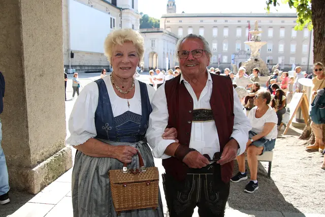 Tanzten über 50 Jahre beim Fackeltanz: Johanna und Reinhard Hainisch.