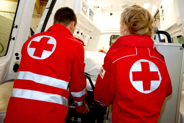 Der Schwerverletzte wurde ins Klinikum Wels eingeliefert. | Foto: ÖRK