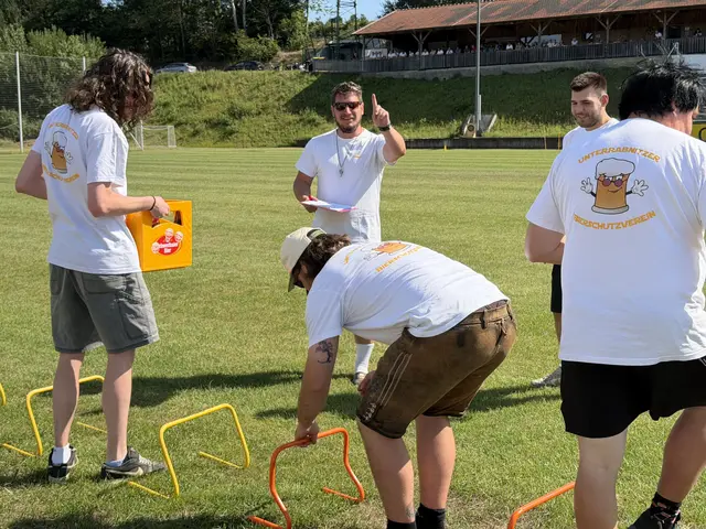 Die Jungs bewiesen beeindruckenden Sportgeist!  | Foto: Vanessa Wittmann