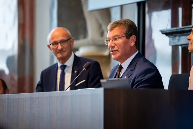 Jakob Wolf in seiner Funktion als Landtagspräsident im Tiroler Landtag. | Foto: Tiroler Landtag/Christanell