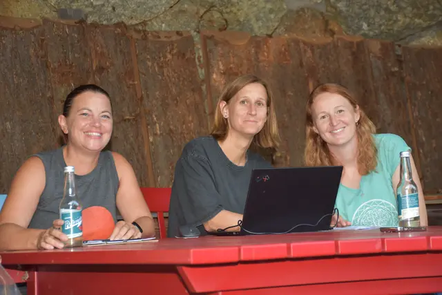 Elke Hochgatterer, Monika Kastner und Claudia Steindl. Pubquiz, das große Sommerquiz, begeiserte zum Abschluss des Pabneukirchner Kultursommers in den Holzwelten Pabneukirchen. | Foto: Zinterhof