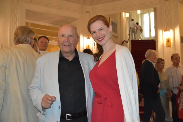 August Breininger mit  Roswitha Straka. | Foto: Mirjam Preineder