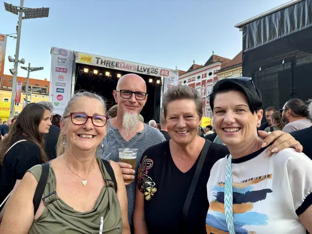 Der Leobener Hauptplatz wurde am Samstagabend zur Open-Air-Arena. | Foto: MeinBezirk/Astrid Moder