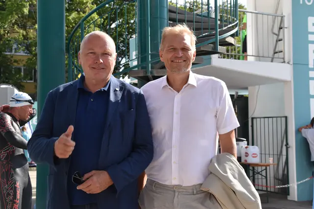 Peter Koczan und Harald Brandstätter vom Casino Baden. | Foto: Mirjam Preineder