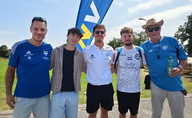 Martin Marousek, Julian Scherzer, Marco Heigl, Christoph Weyermayr und Johann Peyer drückten die Daumen für den SV Würmla. | Foto: Christian Nowotny