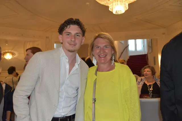 Lukas Huber und Helga Krismer. | Foto: Mirjam Preineder