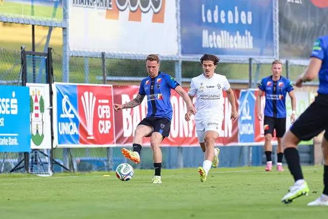 Erstmaliger Auftritt im ÖFB Cup: David Radouch und Bad Leonfelden feierten ihre Premiere gegen Schwarz-Weiß Begrenz.  | Foto: Reischl
