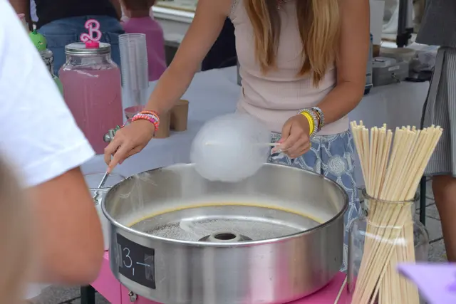Neben Eis beliebt: Zuckerwatte