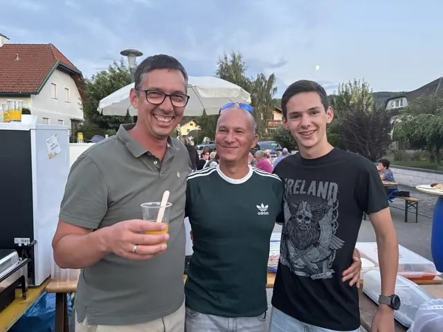 Daniel Stiefsohn, Rene Dörflinger und Jakob Stiefsohn. | Foto: Martina Schweller