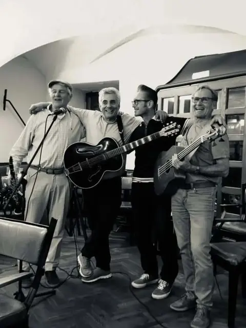 Die Djangos sorgen für einen stimmungsvollen Abschluss der Pocket-Konzertreihe. | Foto: created by Helmut Zirknitzer