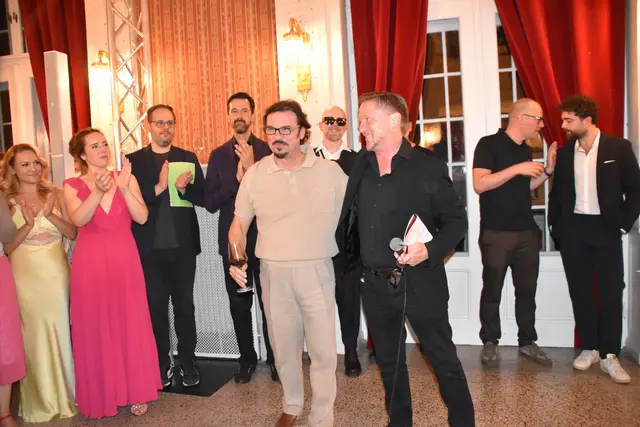 Russi Nikoff und Andreas Gergen. | Foto: Mirjam Preineder