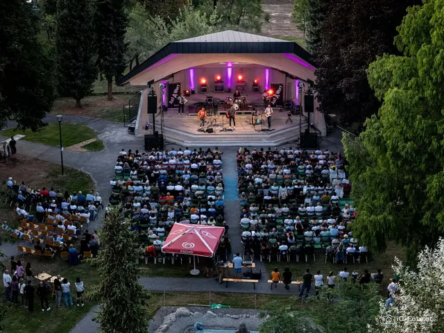 Der Musikpavillon in Bärnbach machte seinem Namen alle Ehre. | Foto: IQ-Foto.at