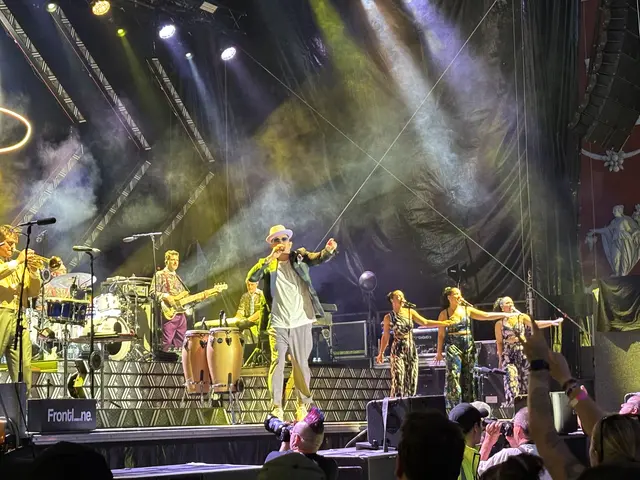 Der „König der Live-Unterhaltung“ in seinem Element: Jan Delay begeisterte das Publikum mit einem schweißtreibenden Live-Programm, bei dem Hip-Hop, Funk, Soul, Reggae und Rock nahtlos miteinander verschmolzen. | Foto: MeinBezirk/Astrid Moder