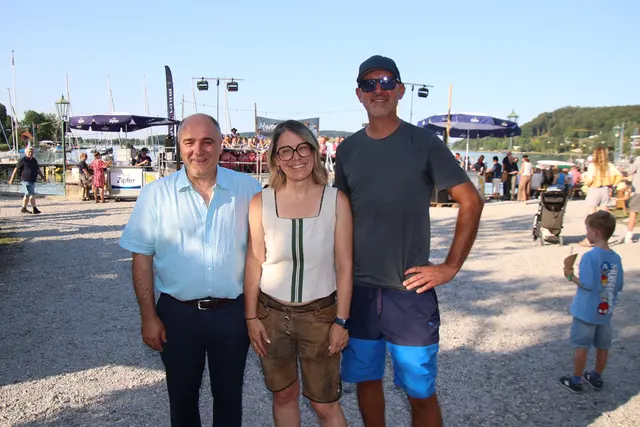 Sportverein: Obmann Musi Ustaoglu, Nicole Heigerer, Max Stockhammer.