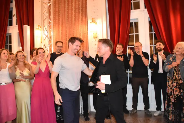 Clemens Otto Bauer und Andreas Gergen. | Foto: Mirjam Preineder