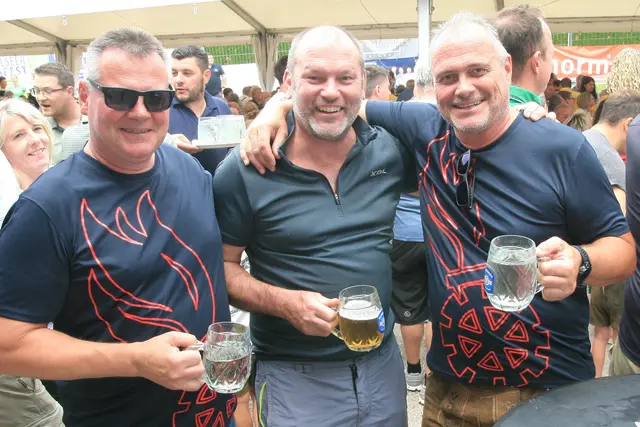 Bernd Mlinar, Andreas Ratschob und Josef Mlinar als "Schon-immer-Freunde" | Foto: Gerhard Langmann