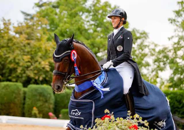 Belinda Weinbauer feierte mit Diamond of Eternity GV gleich zwei Siege auf CDI3*-Niveau. | Foto: CDI Achleiten