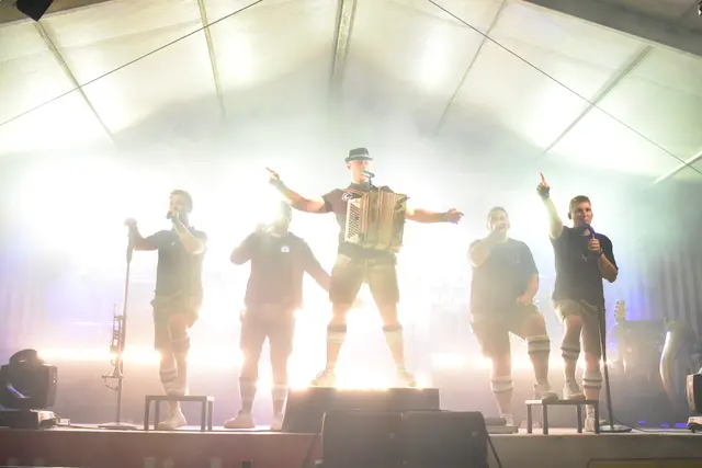 Die Südsteirer heizten das Festzelt ein | Foto: Sarah Gönitzer