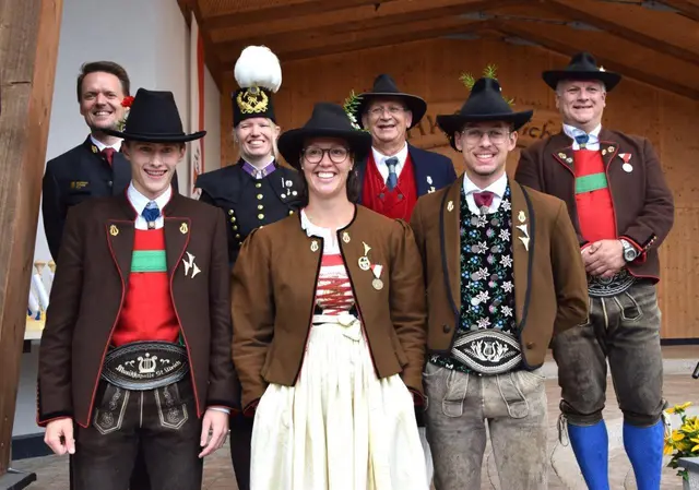 Ehrungen im Rahmen des Bezirksfests. | Foto: Wörgötter