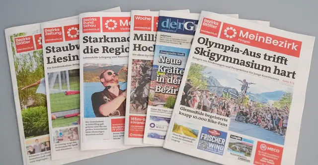 Mit 120 wöchentlichen Printausgaben ist MeinBezirk in allen Regionen präsent und berichtet hyperlokal aus dem direkten Lebensumfeld. | Foto: Andreas Pölzl/MeinBezirk