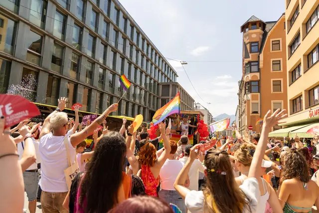 Tausende Menschen demonstrierten bei der Pride für Gleichberechtigung und Akzeptanz. | Foto: Manuel Matt